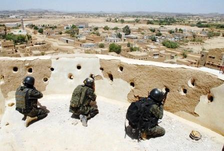 القوات المسلحة والأمن تتصدى لعناصر الارهاب والتخريب